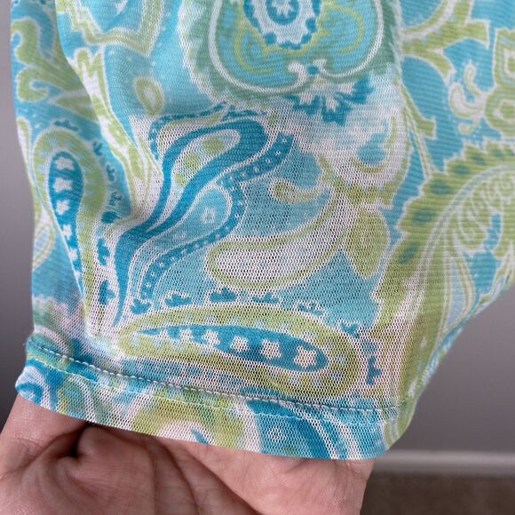 ⭐️ Y2K  Tank Top Medium Mesh Stretch Babydoll Pastel Floral 90s Fairycore NY  Co - Picture 5 of 8